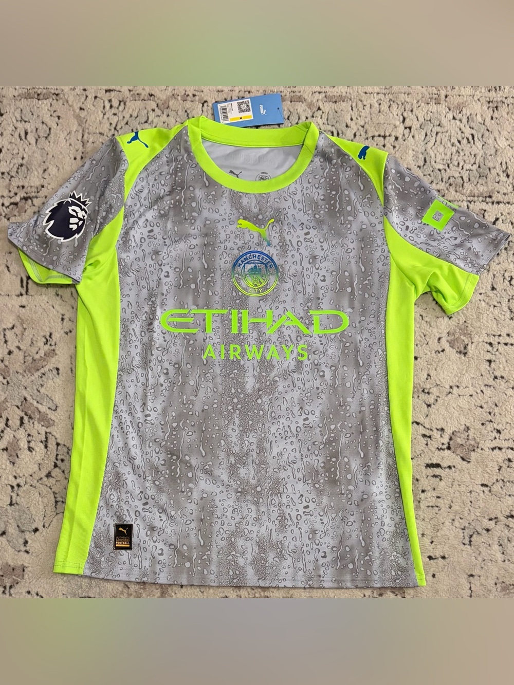 Puma Official 2025/2026 Manchester City Haaland 780362-03 Jersey Men’s Size: M